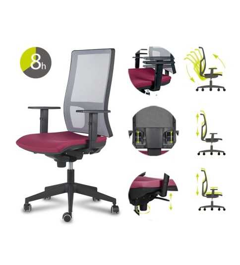 Silla de oficina SIA 5 de Hergo Silleria, varios acabados Silla de oficina SIA 5 de Hergo Silleria, varios acabados