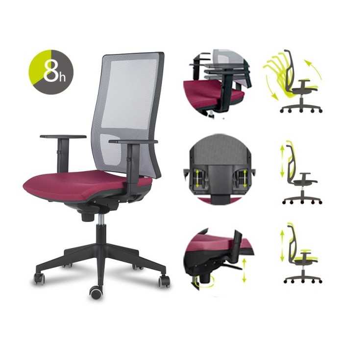Silla de oficina SIA 5 de Hergo Silleria, varios acabados Silla de oficina SIA 5 de Hergo Silleria, varios acabados