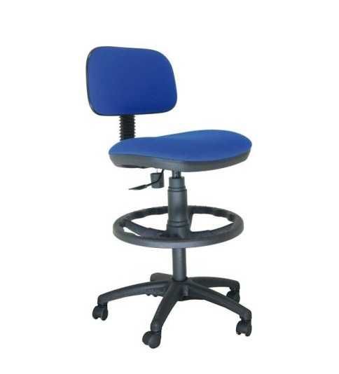 Taburete de oficina modelo SOFY de Vincolo, con ruedas, aro negro, giratorio Taburete de oficina modelo SOFY de Vincolo, con ruedas, aro negro, giratorio