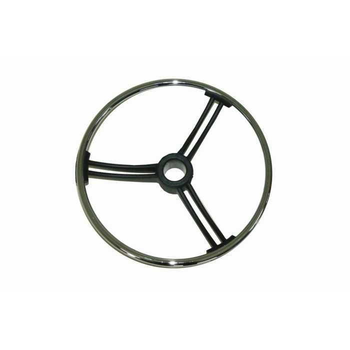 Taburete con respaldo modelo SONIA de Vincolo, giratorio, con topes, aro cromado