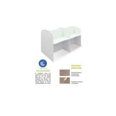 Call center para oficina de 4 puestos de trabajo enfrentados 2 y 2