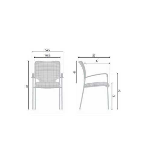 Pack 5 sillas confidentes modelo RED Pack 5 sillas confidentes modelo RED