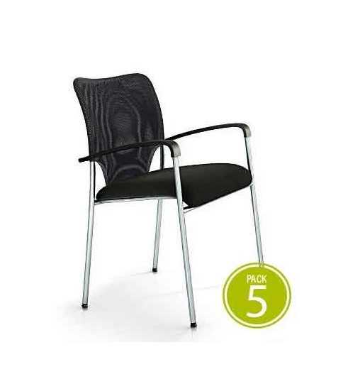 Pack 5 sillas confidentes modelo RED Pack 5 sillas confidentes modelo RED