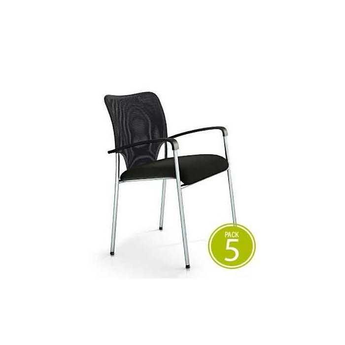 Pack 5 sillas confidentes modelo RED