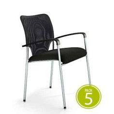 Pack 5 sillas confidentes modelo RED