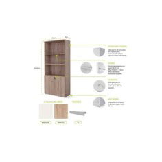 Armario Alto con puertas bajas Serie Color