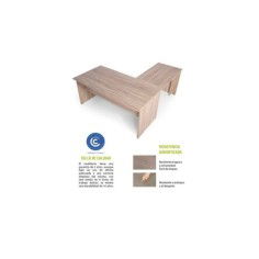 Mesa + ala izquierda  SERIE COLOR varios colores y medidas