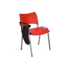 Silla con pala abatible ISO SMART, patas grises