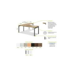 Mesa de oficina GRECIA con ala