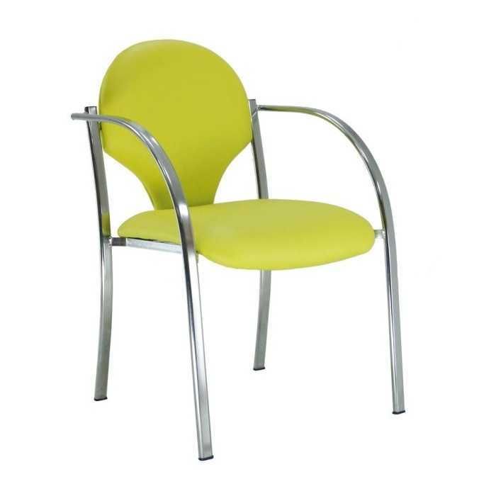 Silla confidente modelo INCA de Vincolo, con tapa trasera polipropileno Silla confidente modelo INCA de Vincolo, con tapa trasera polipropileno