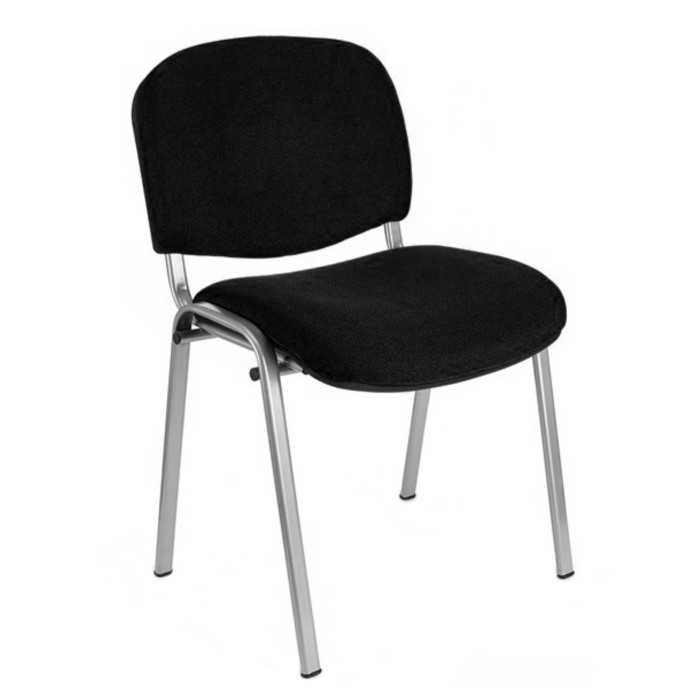 Silla confidente modelo FISSA de Vincolo, tapizada, calidad superior, estructura gris Silla confidente modelo FISSA de Vincolo, tapizada, calidad superior, estructura gris