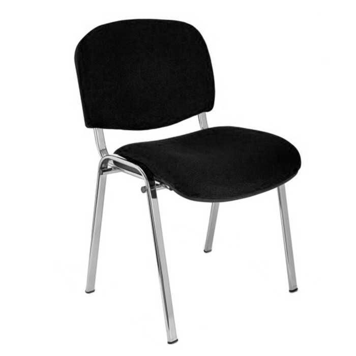 Silla confidente modelo FISSA de Vincolo, tapizada, calidad superior, estructura cromada Silla confidente modelo FISSA de Vincolo, tapizada, calidad superior, estructura cromada
