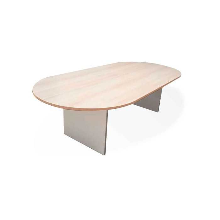 Mesa de reunión  serie TINA, medida 250 x 120 cm, forma ovalada
