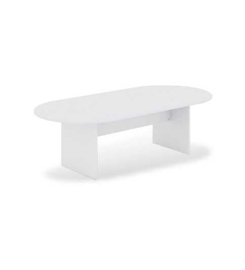 Mesa de reunión ovalada 200 cm modelo Zafiro pata panel Mesa de reunión ovalada 200 cm modelo Zafiro pata panel