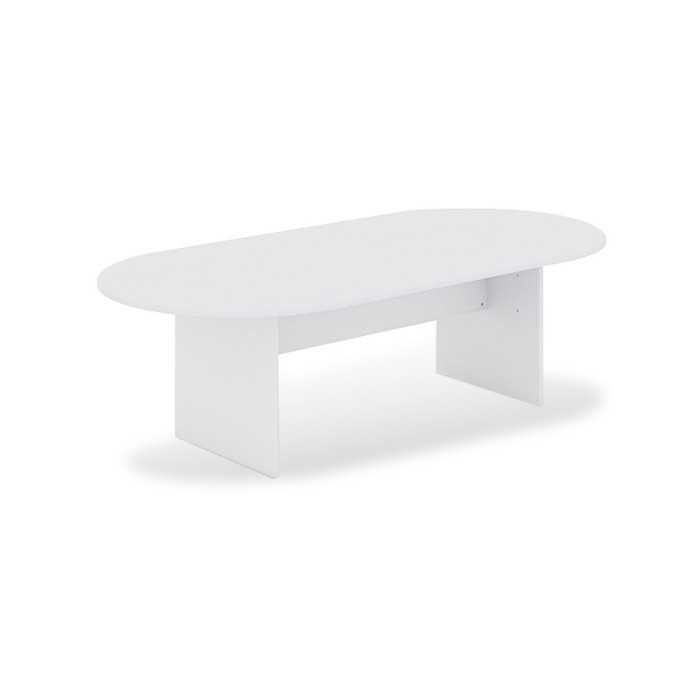 Mesa de reunión ovalada 200 cm modelo Zafiro pata panel