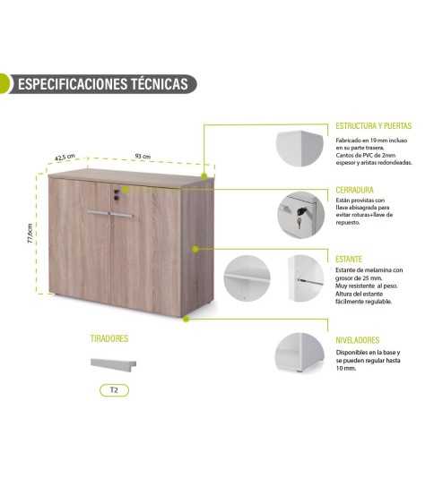 MUEBLE BAJO CON PUERTAS SERIE COLOR MUEBLE BAJO CON PUERTAS SERIE COLOR