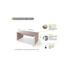 Mesa de despacho recta OMEGA