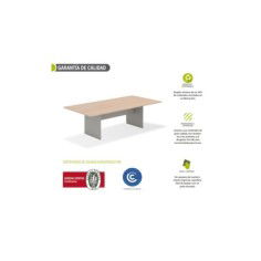 Mesa de reunión serie TINA medida 250 x 120 cm, forma rectangular Mesa de reunión serie TINA medida 250 x 120 cm, forma rectangular