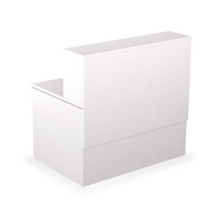 Mostrador de recepción compuesto por mesa y sobremostrador 80 cm Tekno Mostrador de recepción compuesto por mesa y sobremostrador 80 cm Tekno