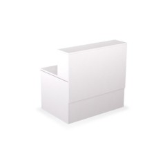 Mostrador de recepción compuesto por mesa y sobremostrador 80 cm Tekno