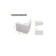 Mostrador recepción NOSTRUM, ala derecha, varios acabados a elegir