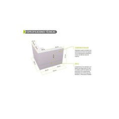 Mostrador recepción DUO, ala izquierda, varios acabados a elegir