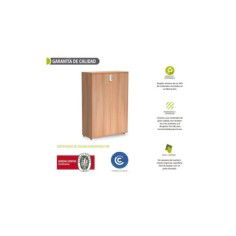 Armario de oficina KARINA, con puertas, altura 147 cm