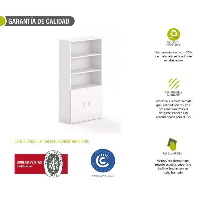 Armario alto con puertas bajas serie OH Office Armario alto con puertas bajas serie OH Office