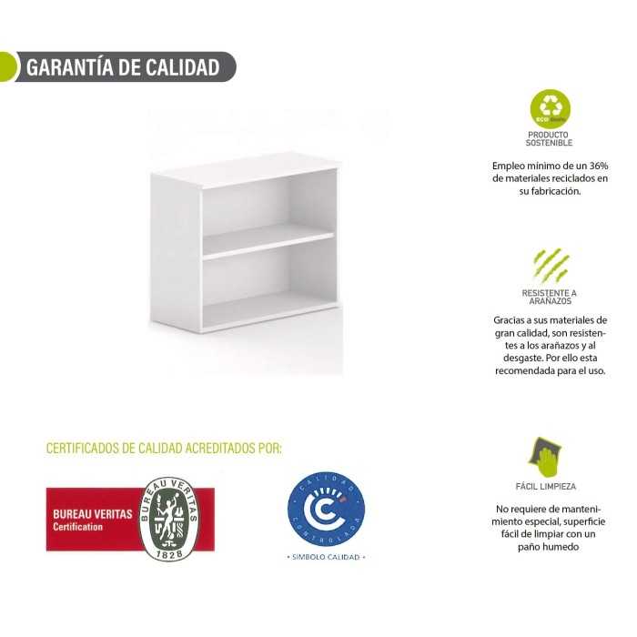 Armario de oficina bajo sin puertas OH Office Armario de oficina bajo sin puertas OH Office