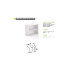 Armario de oficina bajo sin puertas OH Office