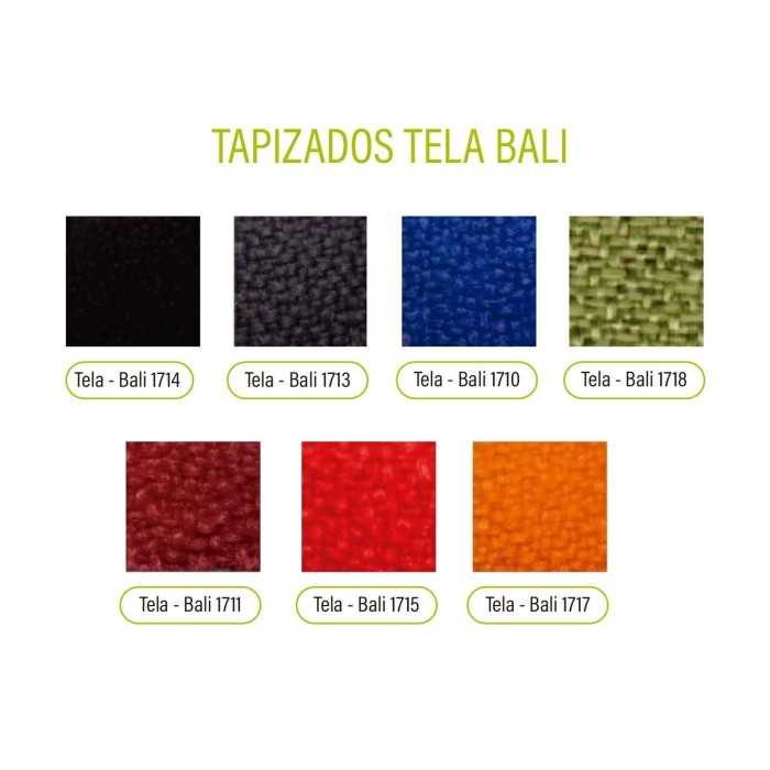 Silla modelo Step asiento tapizado con brazos y respaldo de plástico Silla modelo Step asiento tapizado con brazos y respaldo de plástico