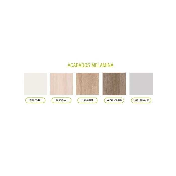 Mostrador recepción BASIC 340 cm blanco con sobremostrador color configurable Mostrador recepción BASIC 340 cm blanco con sobremostrador color configurable