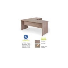 Mesa de oficina + Ala Derecha SERIE COLOR en Olmo Mesa de oficina + Ala Derecha SERIE COLOR en Olmo