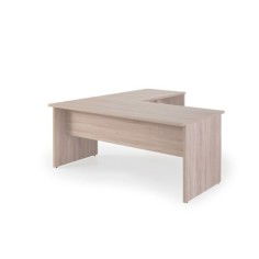 Mesa de oficina + Ala Derecha SERIE COLOR en Olmo Mesa de oficina + Ala Derecha SERIE COLOR en Olmo