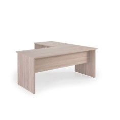 Mesa de oficina + Ala Izquierda SERIE COLOR en Olmo