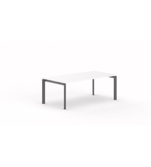 Mesa de despacho STAR,  estructura 4 patas metálica, fondo 100 cm Mesa de despacho STAR,  estructura 4 patas metálica, fondo 100 cm