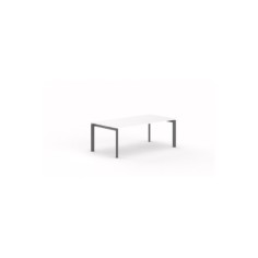 Mesa de despacho STAR,  estructura 4 patas metálica, fondo 100 cm