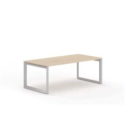 Mesa de oficina STAR, estructura metálica,  lateral cerrado, fondo 100 cm Mesa de oficina STAR, estructura metálica,  lateral cerrado, fondo 100 cm