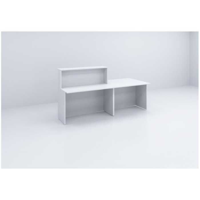 Mostrador recepción blanco módulo recto izquierda + minusválidos SERIE BASIC