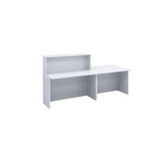 Mostrador recepción blanco módulo recto izquierda + minusválidos SERIE BASIC