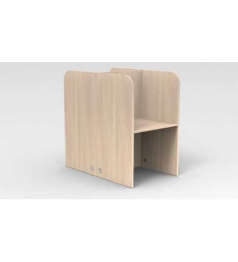 Call center doble enfrentados ancho 80 cm, cantos redondeados altura 140 cm Call center doble enfrentados ancho 80 cm, cantos redondeados altura 140 cm