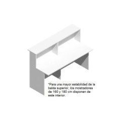 Mostrador recepción SERIE BASIC varias medidas