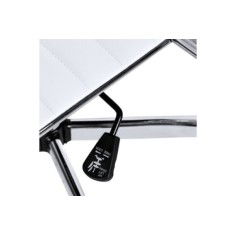 Silla de Oficina DEVI en polipiel blanca