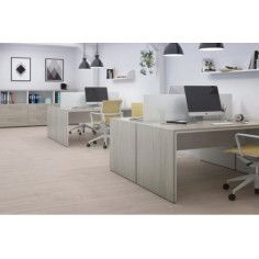 Mesa dirección recta pata STYLE, fondo 90 cm