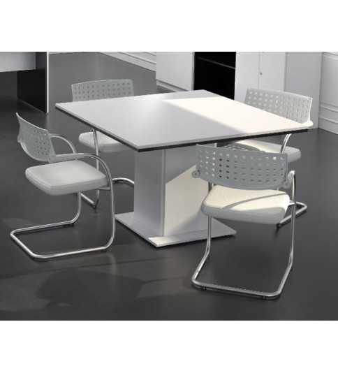 Mesa de reunión STYLE, medida 120x120 cm Mesa de reunión STYLE, medida 120x120 cm