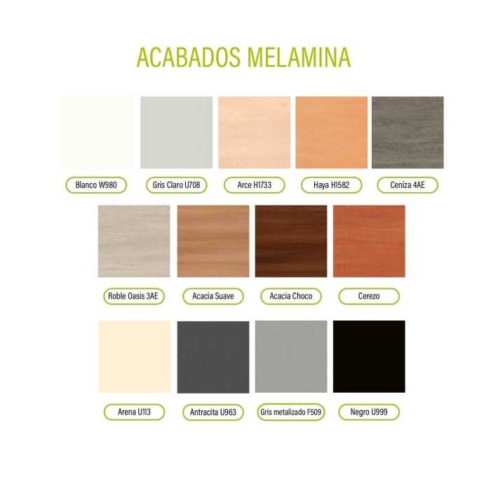 Despacho completo STYLE , mesa recta fondo 80 cm + 3 armarios medios Despacho completo STYLE , mesa recta fondo 80 cm + 3 armarios medios