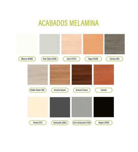 Despacho completo STYLE, mesa recta fondo 80 cm, mesa reuniones y 3 armarios bajos Despacho completo STYLE, mesa recta fondo 80 cm, mesa reuniones y 3 armarios bajos
