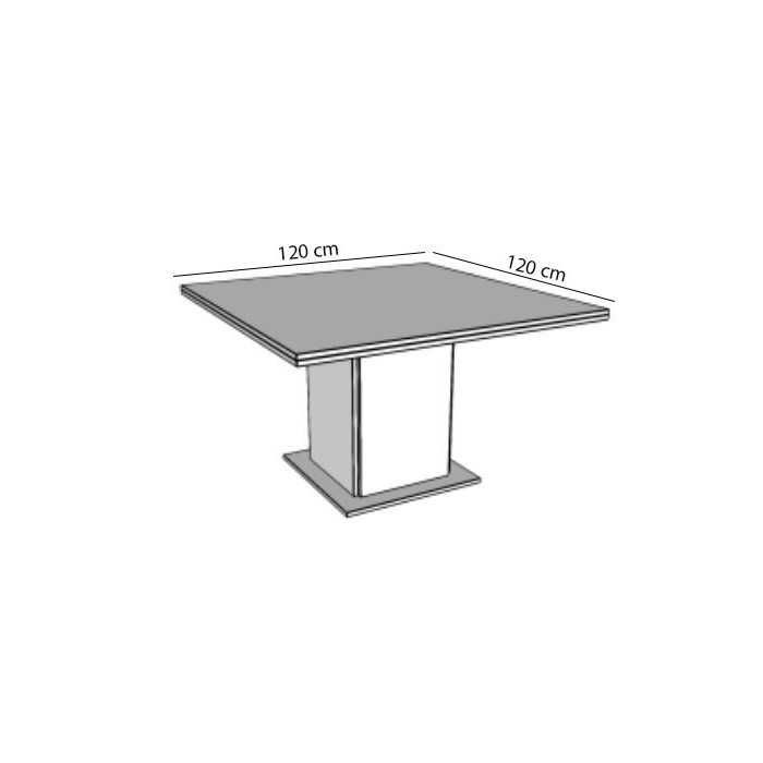 Mesa de reunión STYLE, medida 120x120 cm Mesa de reunión STYLE, medida 120x120 cm