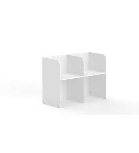 Call center doble lineal ancho 160 cm, cantos redondeados altura 121 cm Call center doble lineal ancho 160 cm, cantos redondeados altura 121 cm