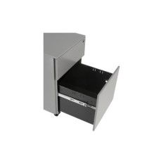 Cajonera metálica ATENAS de Euromof gris de cajón + archivo